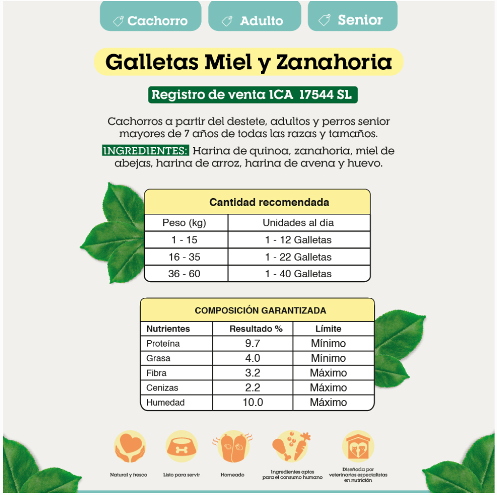 GALLETAS DE MIEL Y ZANAHORIA