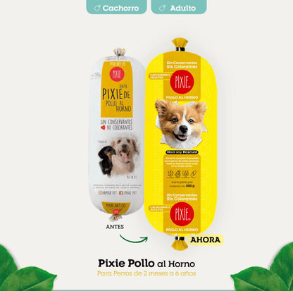 PIXIE POLLO AL HORNO 500gr