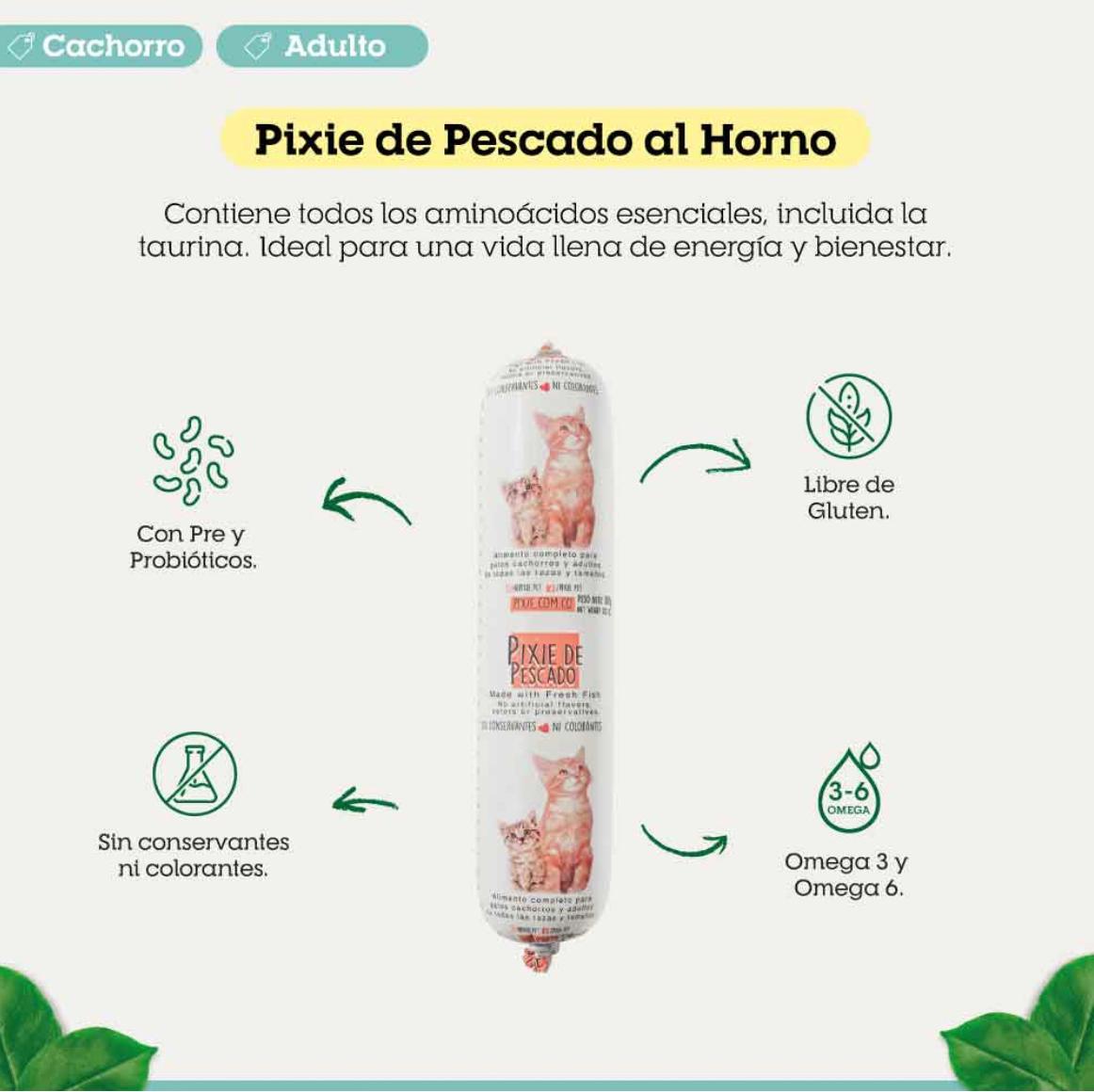 PIXIE DE PESCADO AL HORNO 200g
