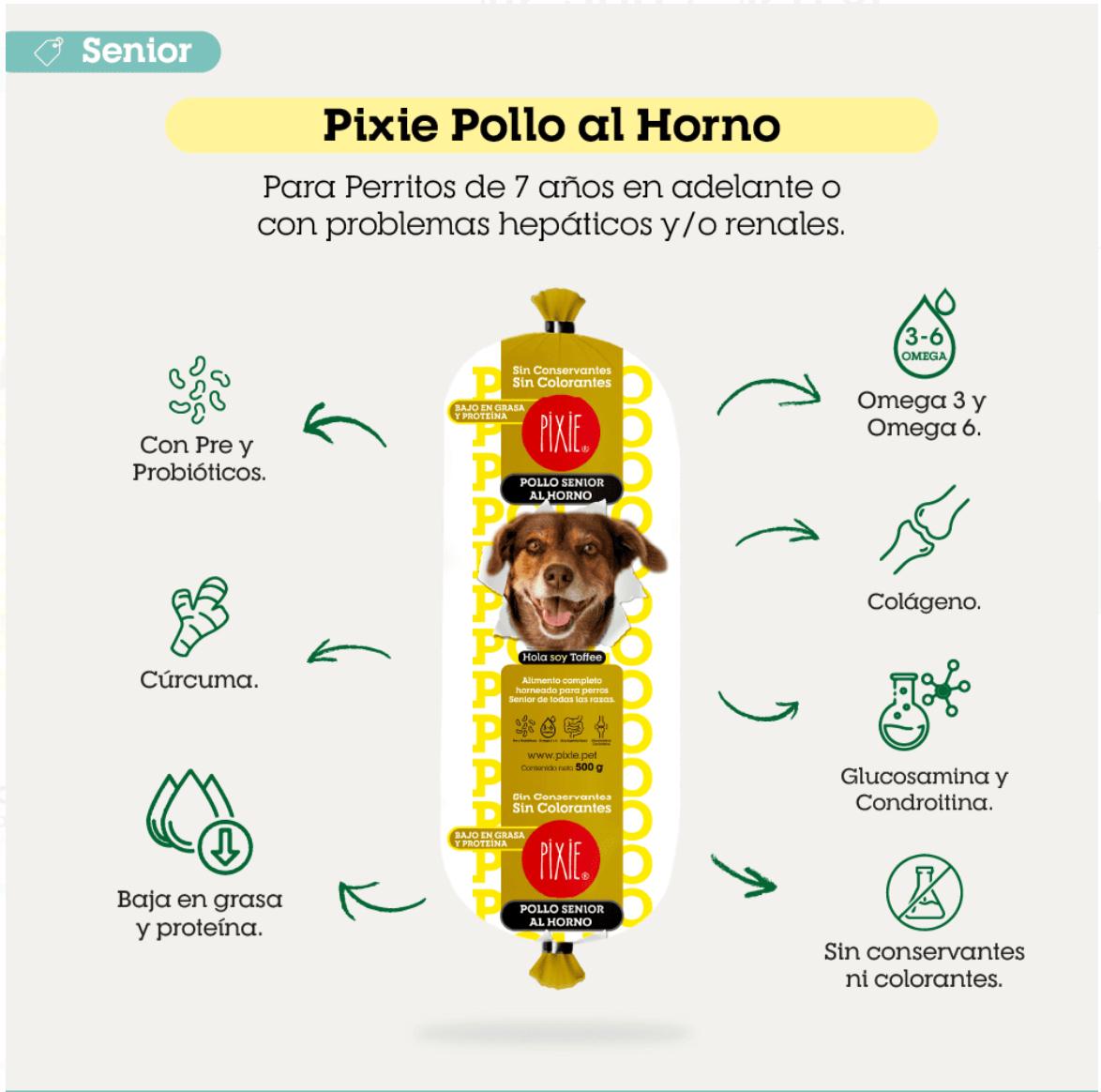PIXIE POLLO SENIOR 500g