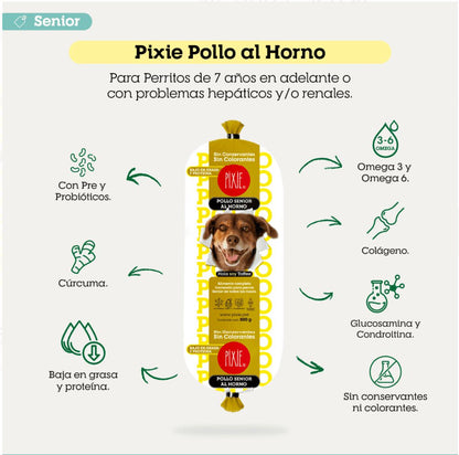 PIXIE POLLO SENIOR 500g