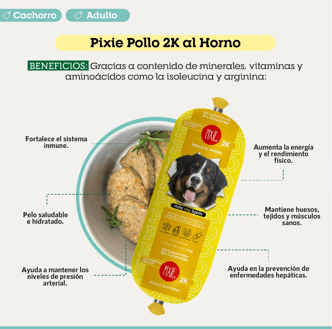 PIXIE HORNEADA DE POLLO 2k