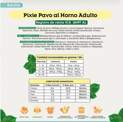 PIXIE PAVO AL HORNO 500gr