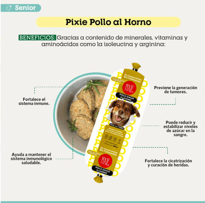 PIXIE POLLO SENIOR 500g