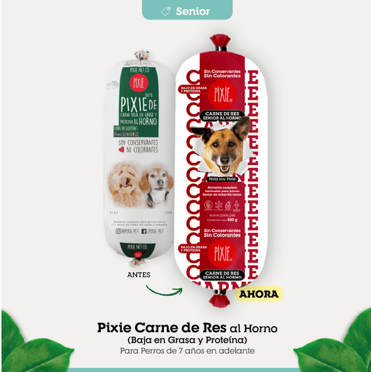 PIXIE DE CARNE SENIOR 500gr