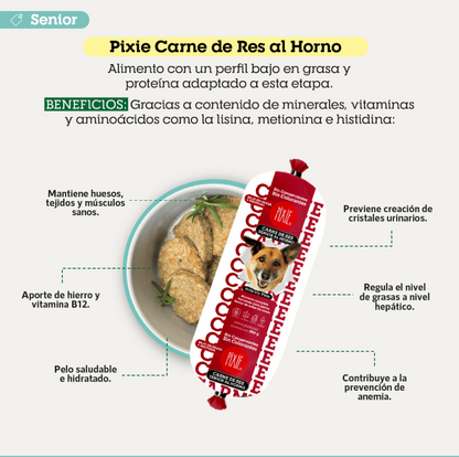 PIXIE DE CARNE SENIOR 500gr