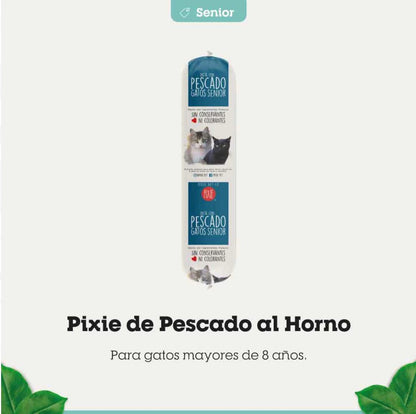PIXIE PESCADO AL HORNO SENIOR 200g